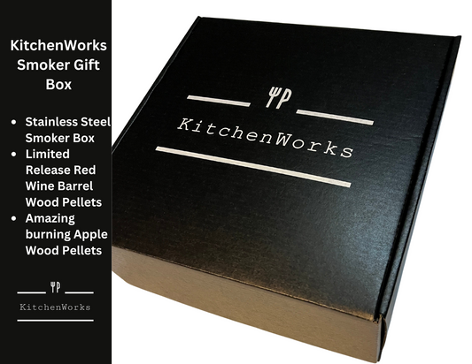 Smoker Box and Limited Release Wood Pellets Gift Set by KitchenWorks - A Sizzle-Worthy Grilling Surprise!