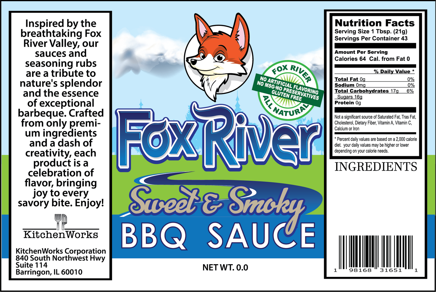 Fox River BBQ - Sweet & Smoky