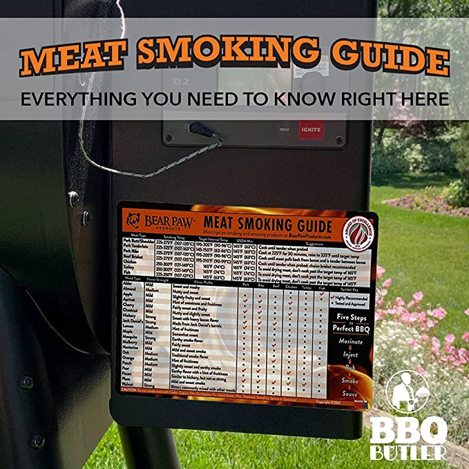 BBQ Butler Magnetic Meat Smoking Guide